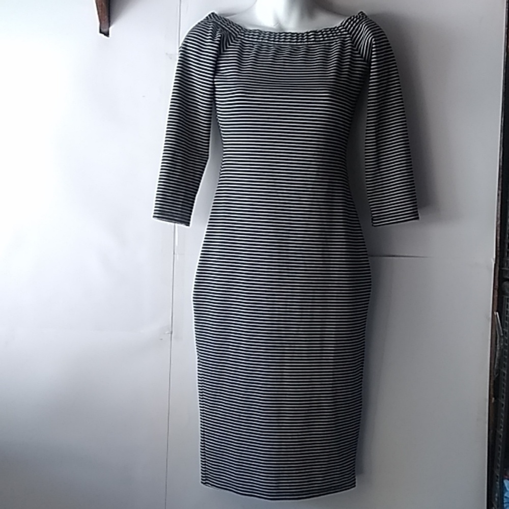 Zara spring summer 2017 black white dress